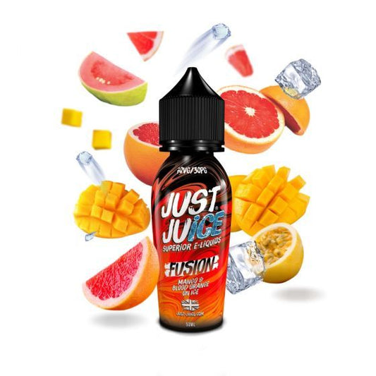 Just Juice Fusion Mango & Blood Orange on Ice - 50ml – Blood Orange Aroma, Blood Orange Kick