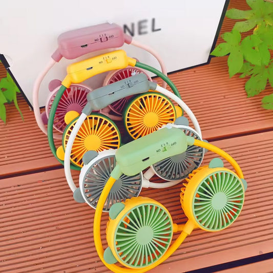 Face Neck Ventilator – For Hot Days – Abkühlung beim Training, Büroventilator