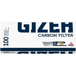 Gizeh - Carbon Filterhülsen - 100Stk – Aktivkohlefilter für Raucher, Aktivkohlefilter Zigaretten
