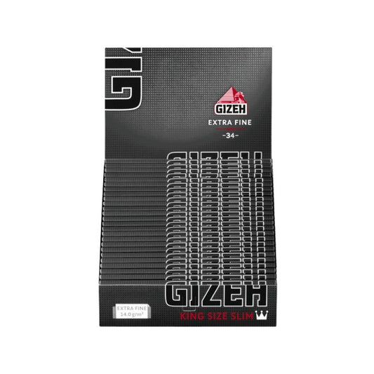 Gizeh KingSize Slim Black Zigarettenpapier, 25 x 34 Blatt