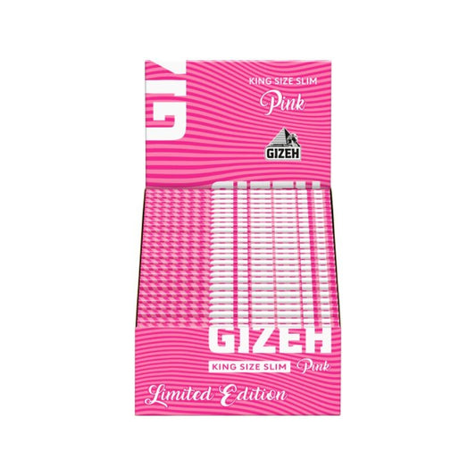 Gizeh KingSize Slim Pink Zigarettenpapier Grossgebinde, 50 x 34 Blatt