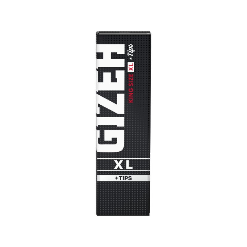 Gizeh KingSize XL +Tips Black Zigarettenpapier, 26 x 34 Blatt