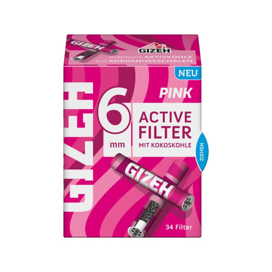 GIZEH Pink Active Filter 6mm