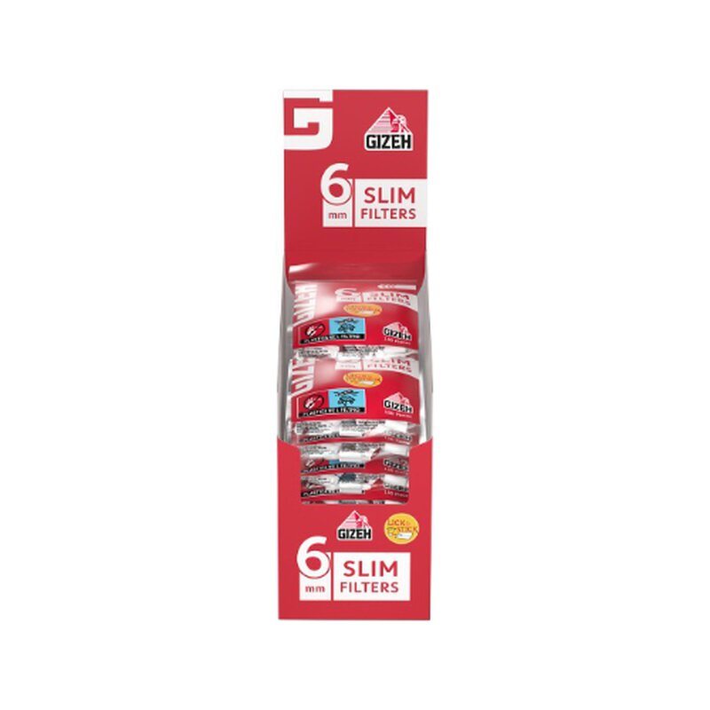 GIZEH SlimFilter Slim-Drehfilter 20er-Grossgebinde