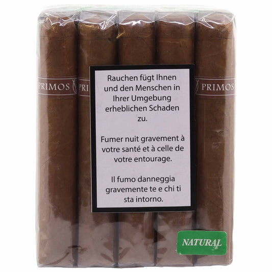 Blanco Primos Classic Natural Robusto, Format Robusto, helles Natural-Deckblatt, Blanco Cigars