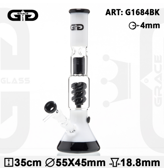 Blackout Bong Black n White