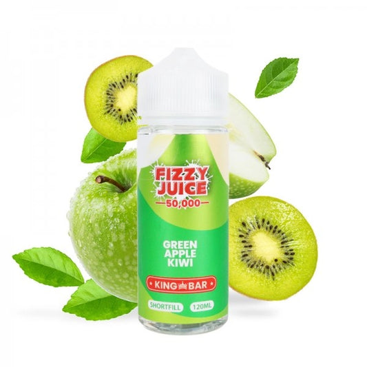 Fizzy Juice King Bar - Green Apple Kiwi - 100ml – Dampfen, Liquid