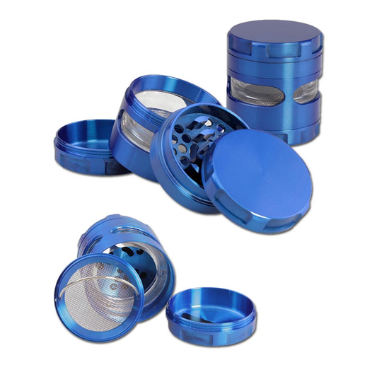 Grinder - Metall Blau – Grinder Aluminium, Grinder aus Metall