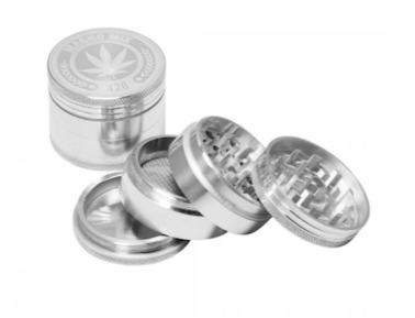 Grinder - Magno Mix 420 Silver – Grinder Aluminium, Grinder aus Metall