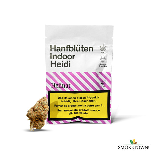 Heimat Hanfblüten Heidi 4g – CBD Blüten 4 g, CBD Blüten für Erwachsene