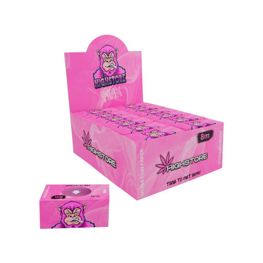 Highstore Rolls Pink Rollenpapier 24 Rollen à 8 m