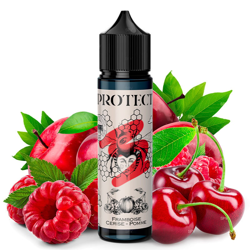 Himbeere Kirsche Apfel – Protect E-Liquid 50 ml in 70 ml