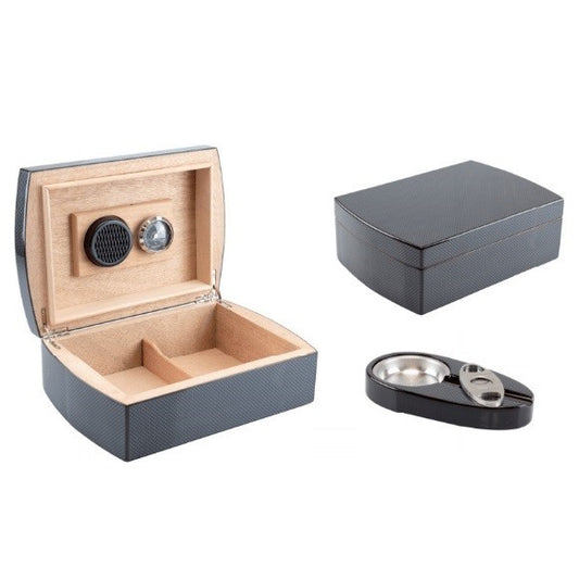Humidor Set - Carbon Hi Gloss – Zigarren Zubehör