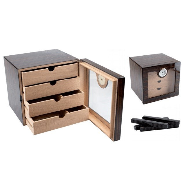 Humidor Set – Cabinet Teak – Zigarren Zubehör