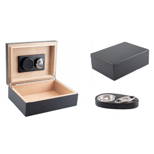 Humidor Set - Black Matt – Zigarren Zubehör