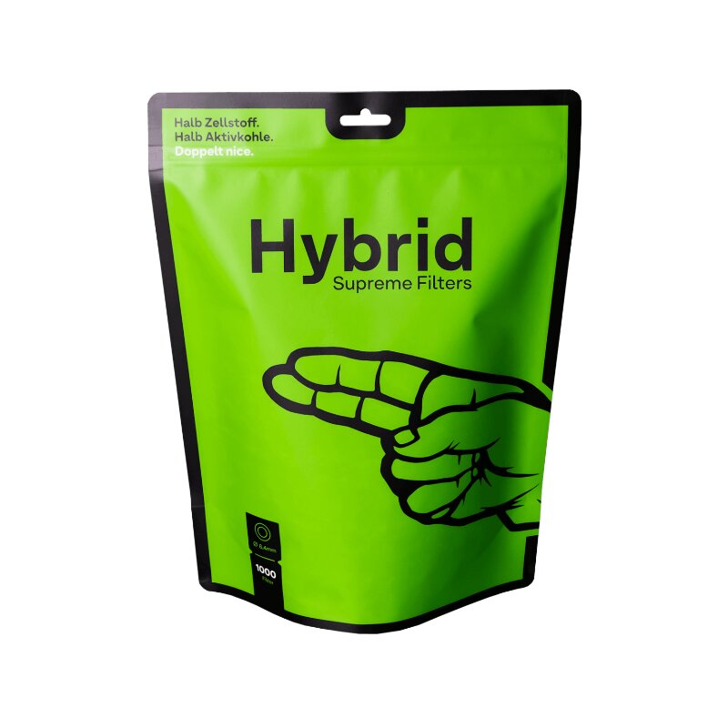 HybridSupreme ActiveFilter 6mm Aktivkohlefilter, 1000 Stück, Hybrid Supreme