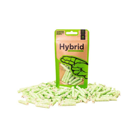 HybridSupreme ActiveFilter 6mm Grün Aktivkohle-Drehfilter 55 Stück