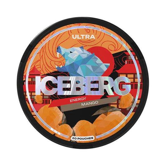 Iceberg Energy Mango Snus - 50mg – Energy Boost Snus, Energy Snus