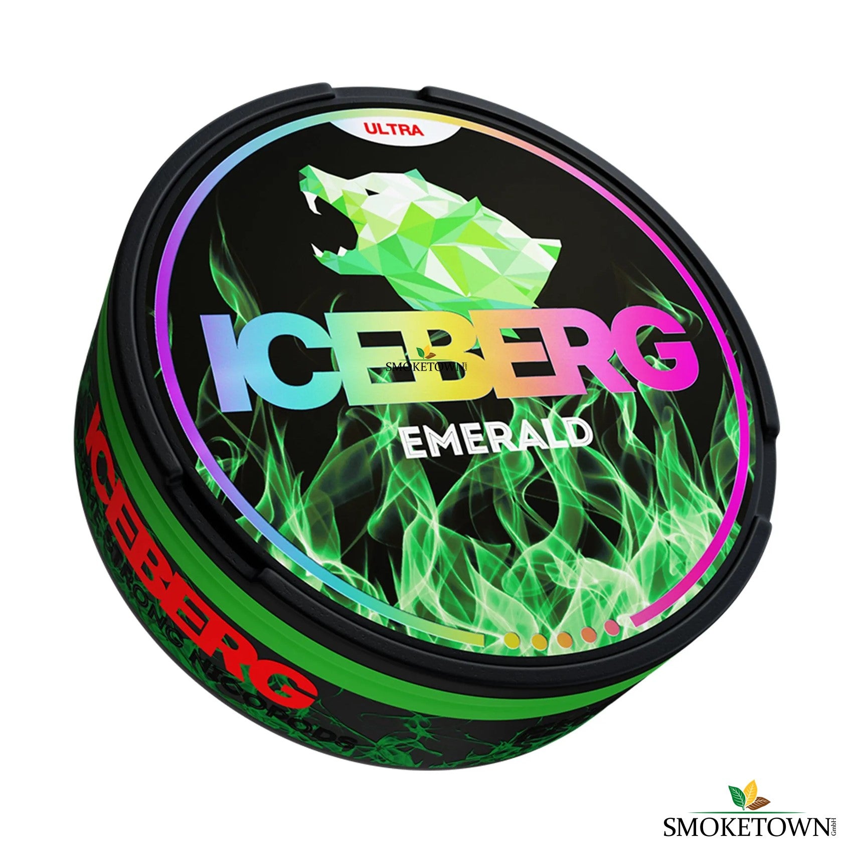 Iceberg Emerald - 50mg – 0.60 g Nikotin-Pouches, 20 Pouches pro Dose