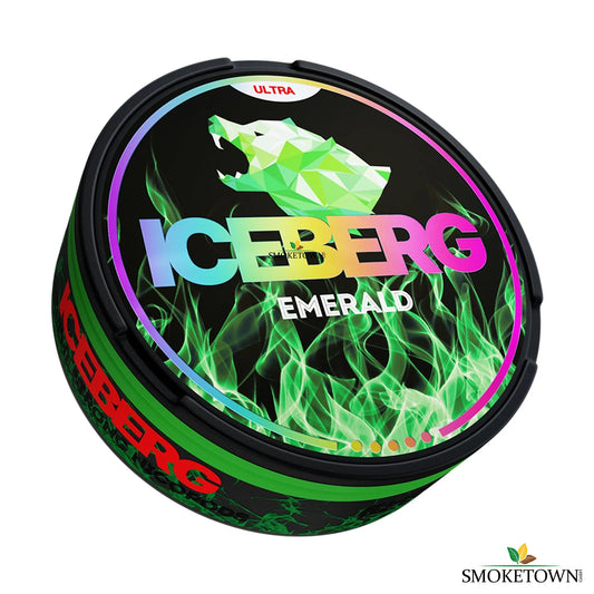 Iceberg Emerald - 50mg – 0.60 g Nikotin-Pouches, 20 Pouches pro Dose