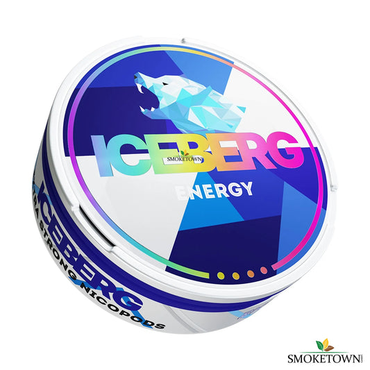 Iceberg Energy - 50mg – 0.60 g Nikotin-Pouches, 20 Pouches pro Dose