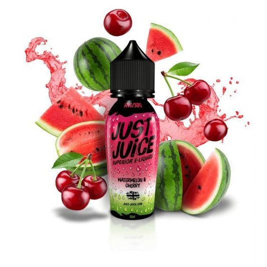 Just Juice Iconic Watermelon & Cherry Shortfill 50ml – 50ml Shortfill, bestes Sommerliquid