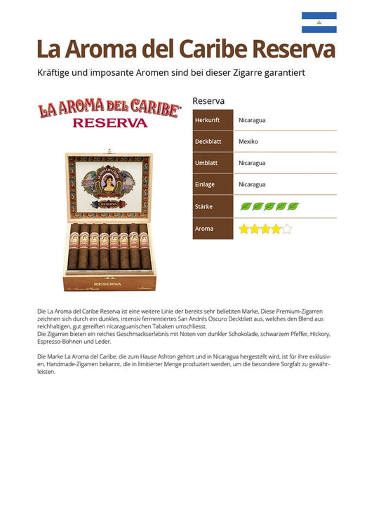 La Aroma del Caribe Reserva 24er Kiste