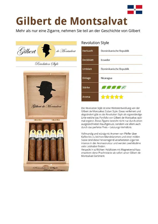 Gilbert de Montsalvat Revolution Style Gordito – gedrungenes Format 60 x 114 mm