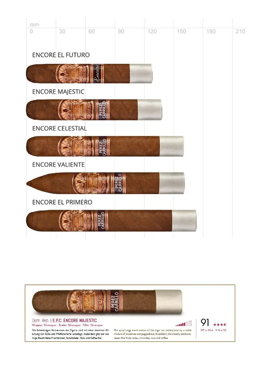 E.P. Carrillo Encore El Primero – Doble Corona 54 x 175 mm