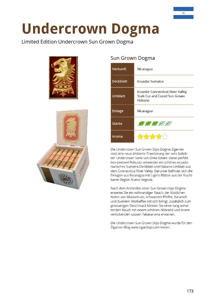 Undercrown Sun Grown Dogma 24er Kiste