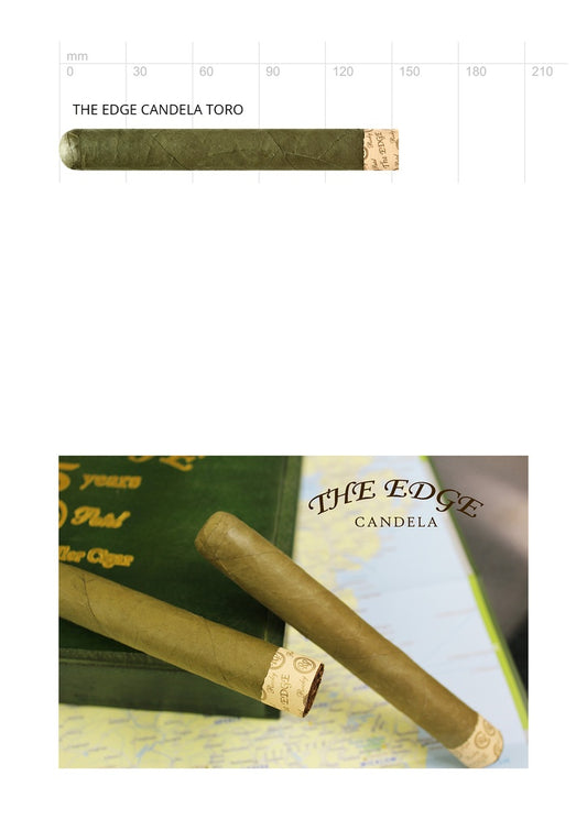 Rocky Patel The Edge Candela Toro – Zigarre mit Candela-Deckblatt aus Honduras