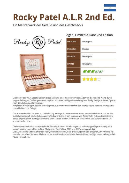 Rocky Patel A.L.R 2nd Edition 20er Kiste
