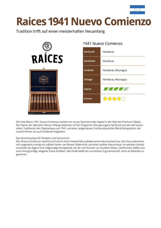 Raices 1941 Nuevo Comienzo 18er Kiste