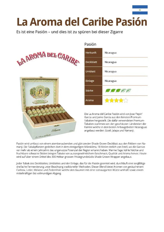 La Aroma del Caribe Pasión 25er Kiste