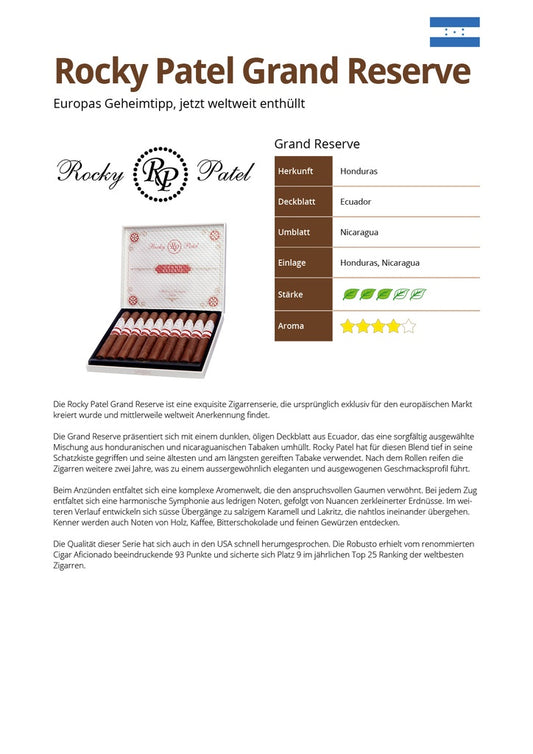 Rocky Patel Grand Reserve 10er Kiste