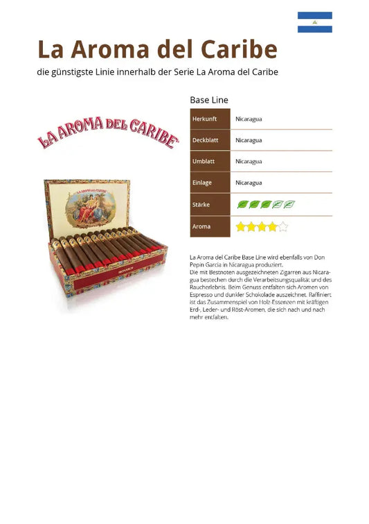 La Aroma del Caribe Base Line Rothschild – Zigarre aus Nicaragua
