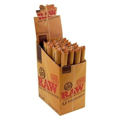 RAW Cone Emperador Display mit 24 Stück