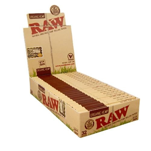 RAW Organic 1 1/4 Display mit 24 Heftchen