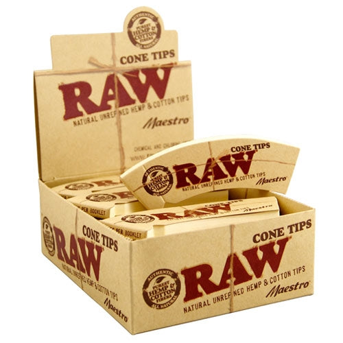 RAW Cone Maestro Tips Display mit 24 Heftchen