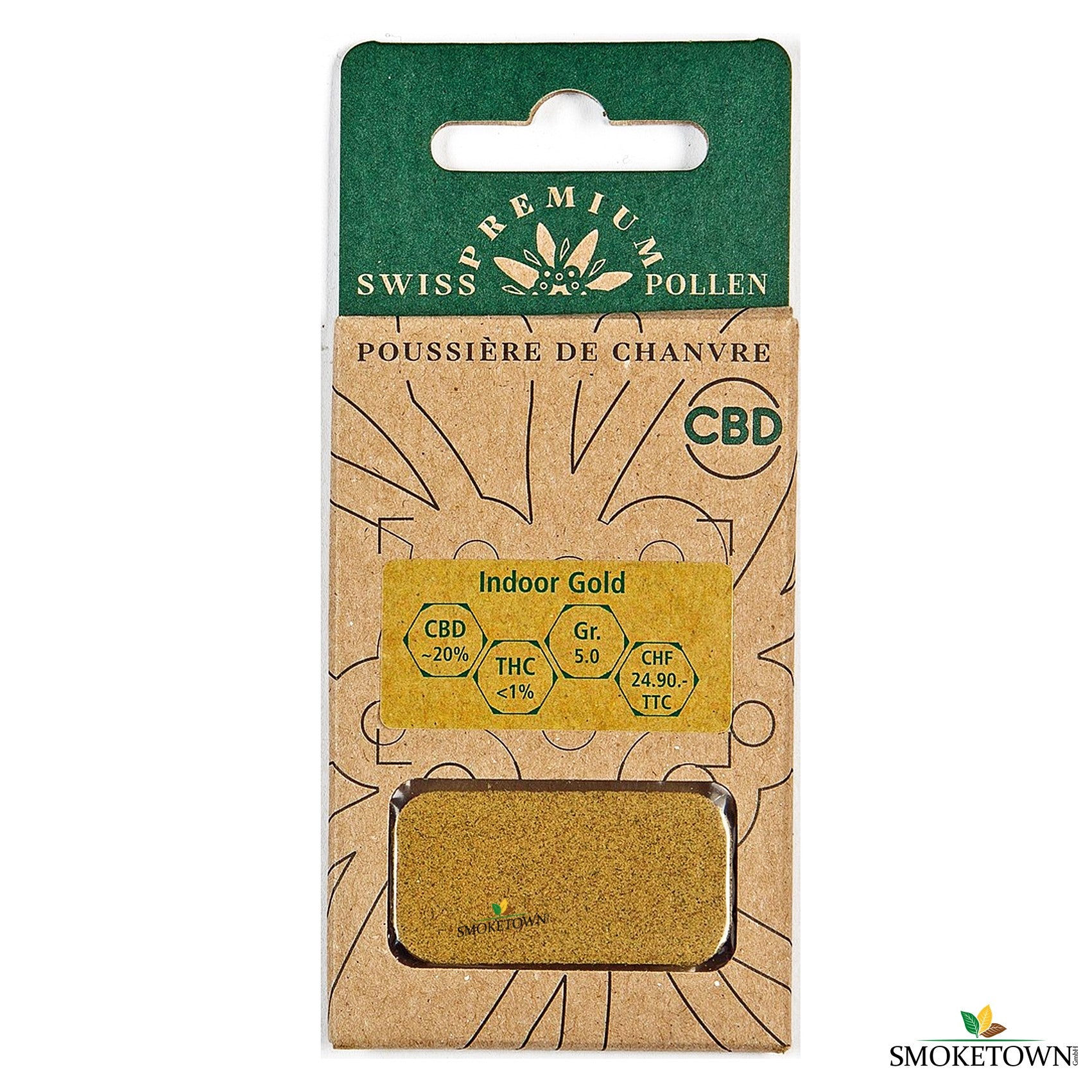 Swiss Premium Pollen Indoor Gold 5g – Cannabis, CBD