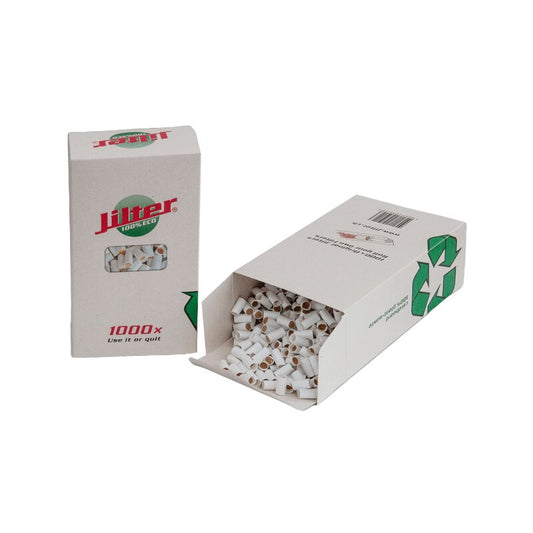 Jilter Filtertip Box Eco Drehfilter, 1000 Stück Spenderbox, Marke Jilter