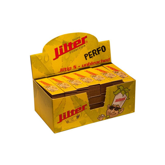 Jilter FilterTip S Perforiert unbleached Drehfilter, 28 x 45 Stück, Marke Jilter
