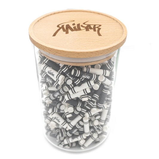 Kailar ActiveFilter 6mm Glas Black & White Aktivkohle-Filter 500 Stück