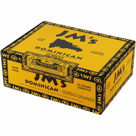 JM's Dominican Sumatra Gordo Grande Zigarre im 24er-Kistchen