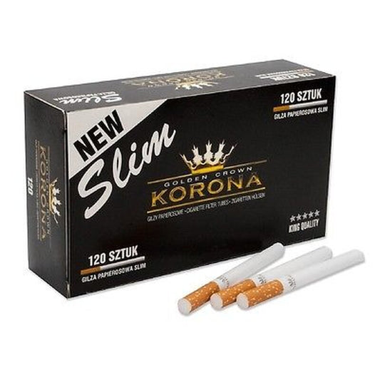 Korona Hülsen Slim 120 Stück Zigarettenhülsen mit Filter