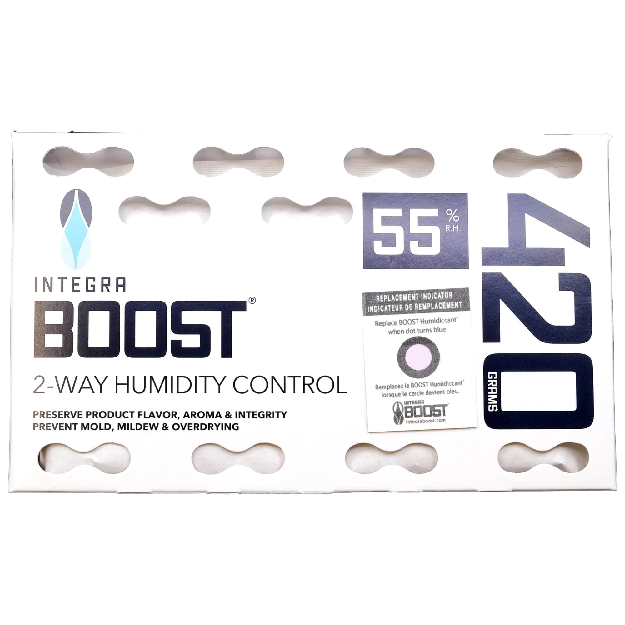 Integra Boost 420g 55% grosses 2-Wege-Feuchtigkeitspack für Humidore
