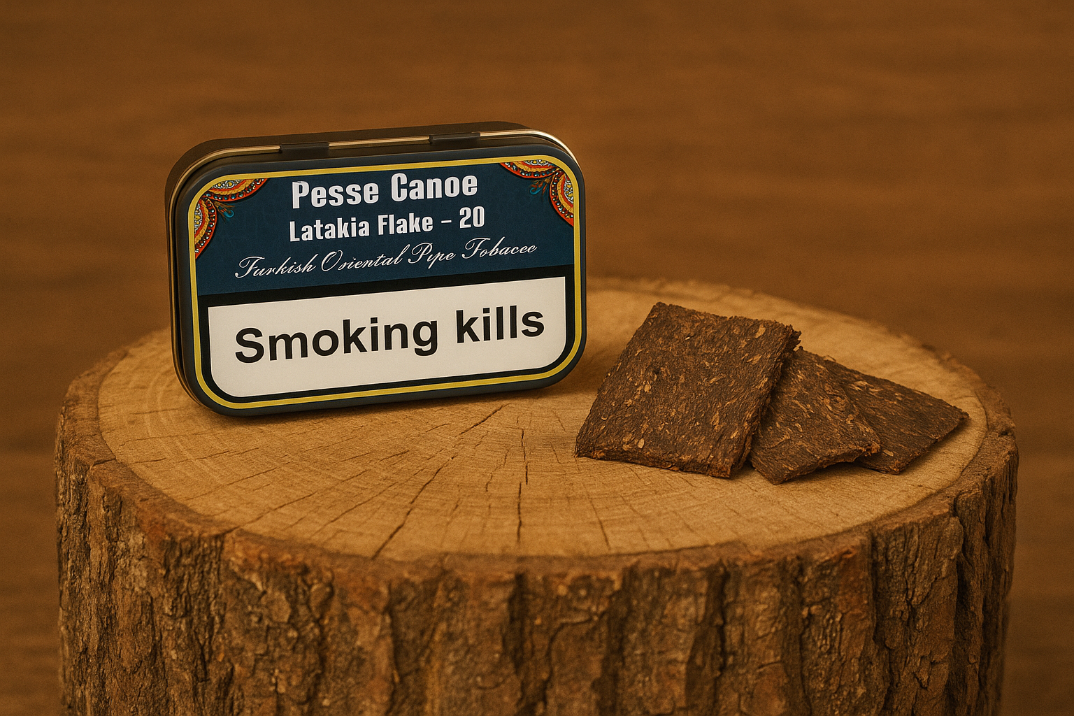 Pesse Canoe Latakia Flake 20 Pfeifentabak, 50-g-Dose