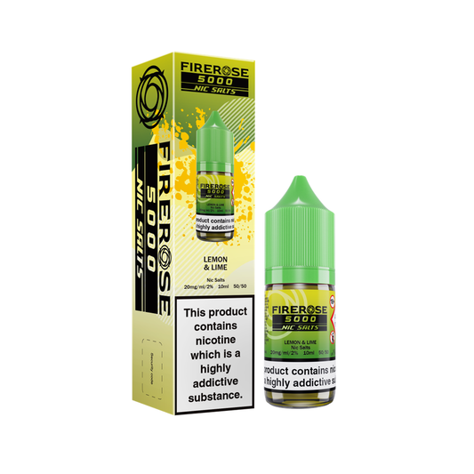 Firerose 5000 - Lemon &amp; Lime – Liquid, Nicsalt