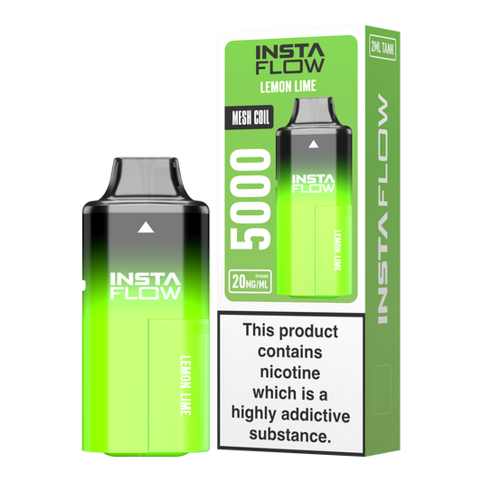 Instaflow 5000 - Lemon Lime – 20mg Nikotinsalz, 5000 Züge