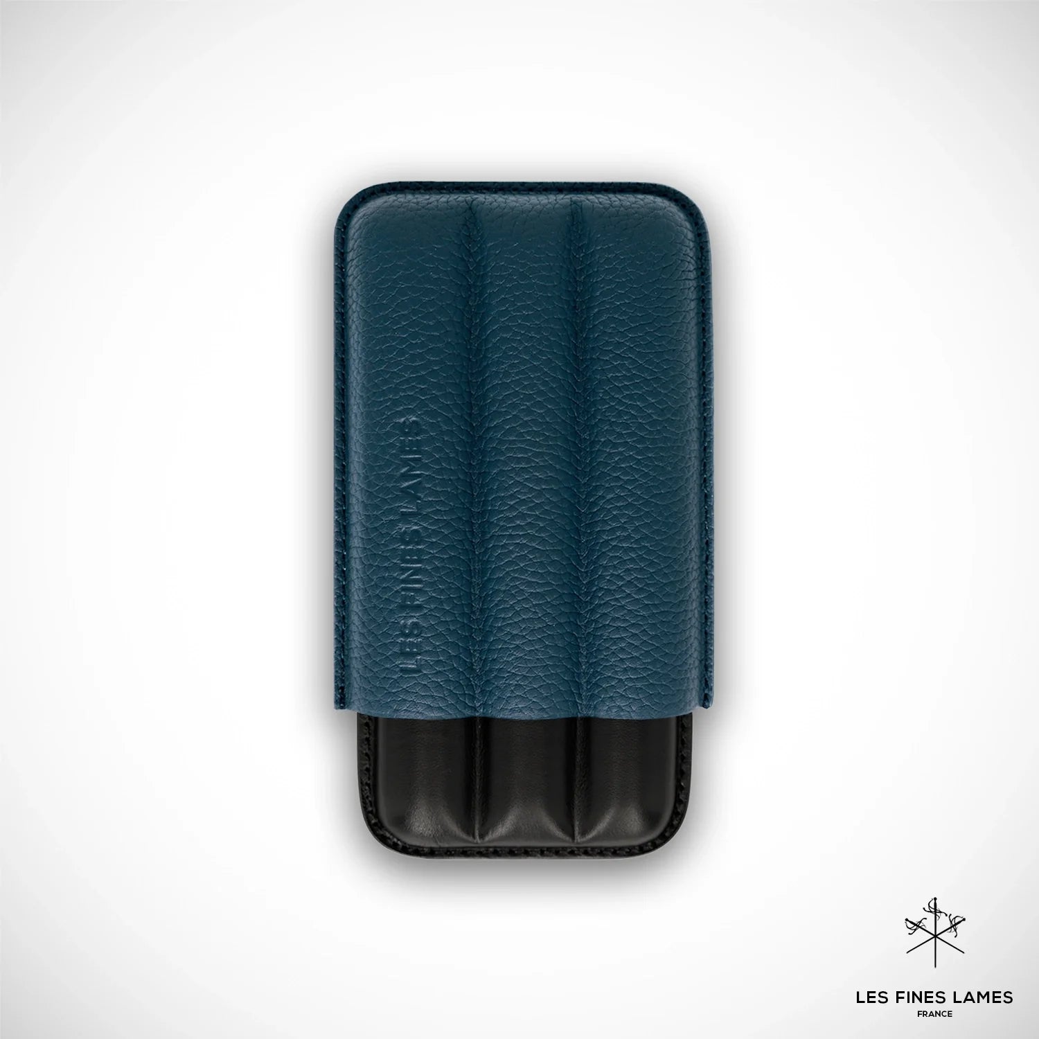 Les Fines Lames Cigar Case TRIO Zigarrenetui aus genarbtem Leder